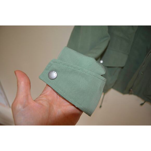 Rag & Bone Trail Crop Jacket Sage Green Tencel Size XS - Picture 6 of 9